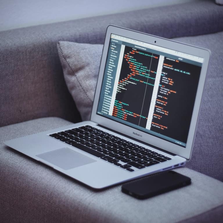 html code on macbook air