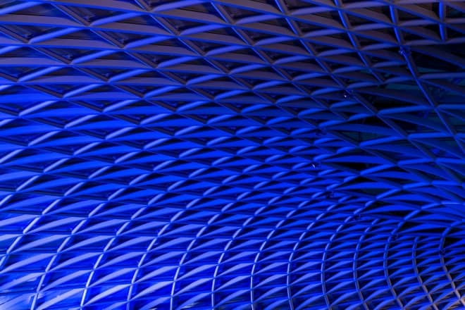 blue patterns