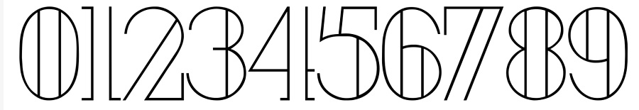 screenshot of london font