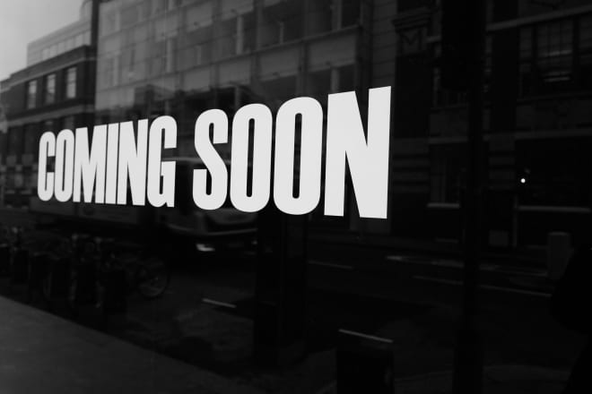coming soon page design