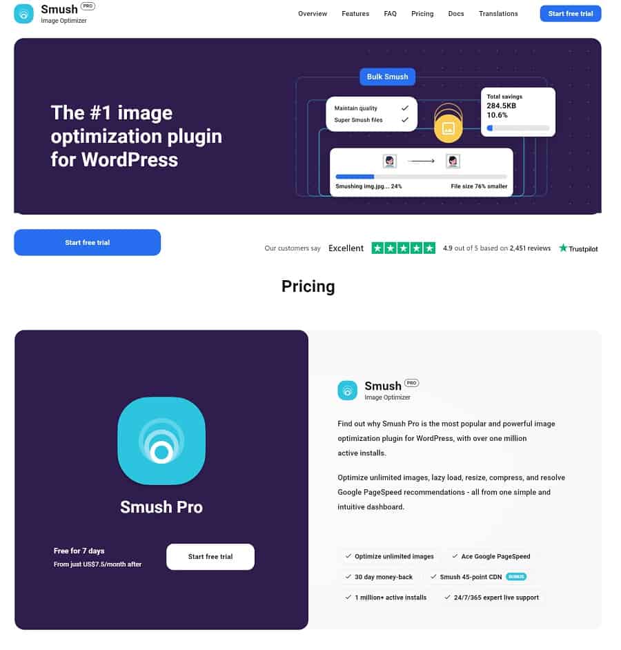 smush pricing
