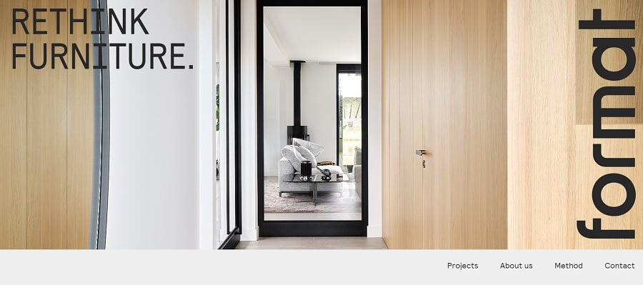 portfolio website examples format