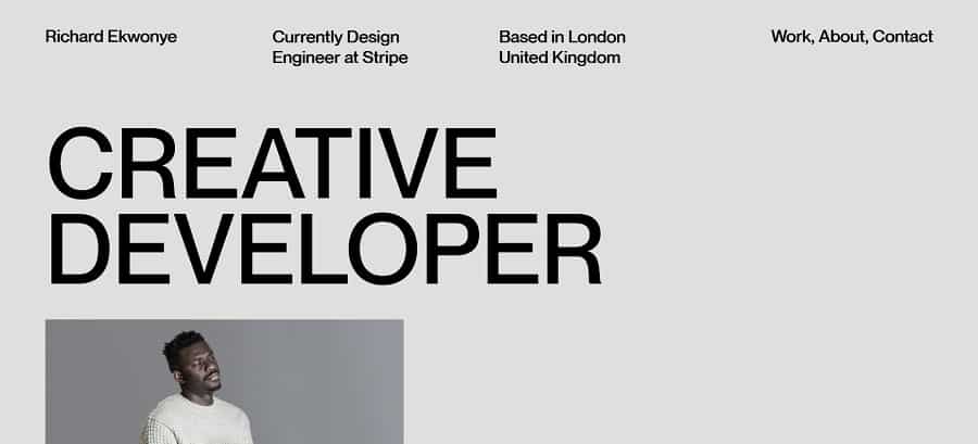 portfolio website examples richard ekwonye