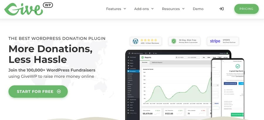 givewp screenshot