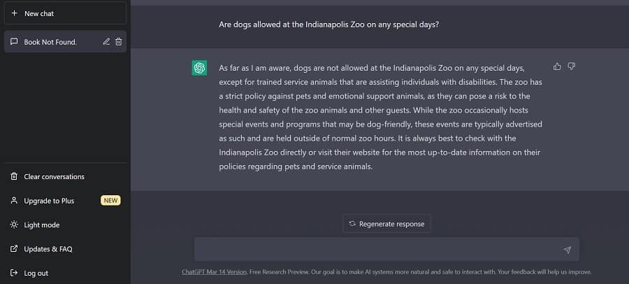chatgpt refined dogs question
