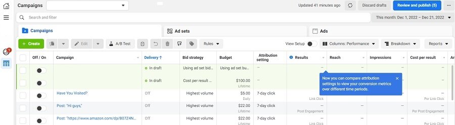 how to advertise on facebook create an ad