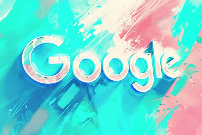 an artistic version of the google logo