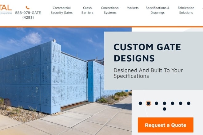 screenshot of TYMETAL home page