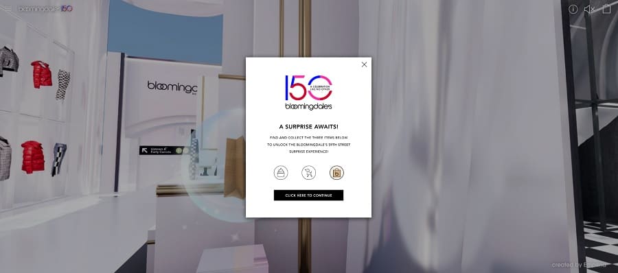surprise awaits popup