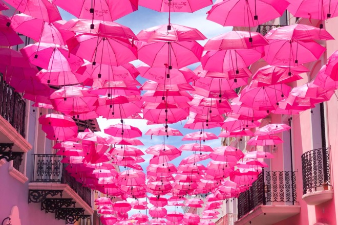 pink website design