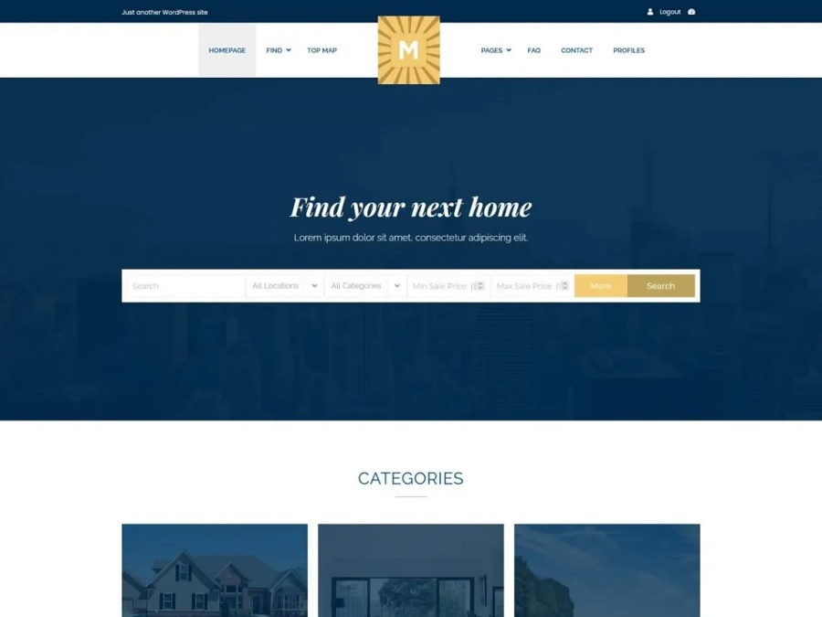 real estate themes