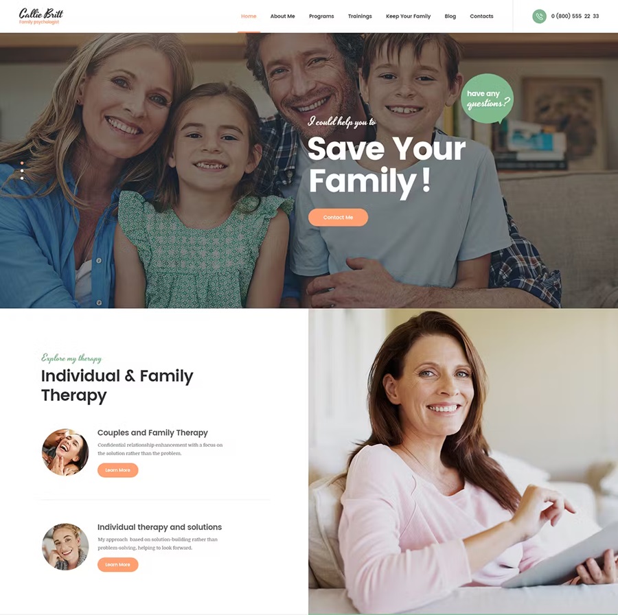 medical office themes screenshot