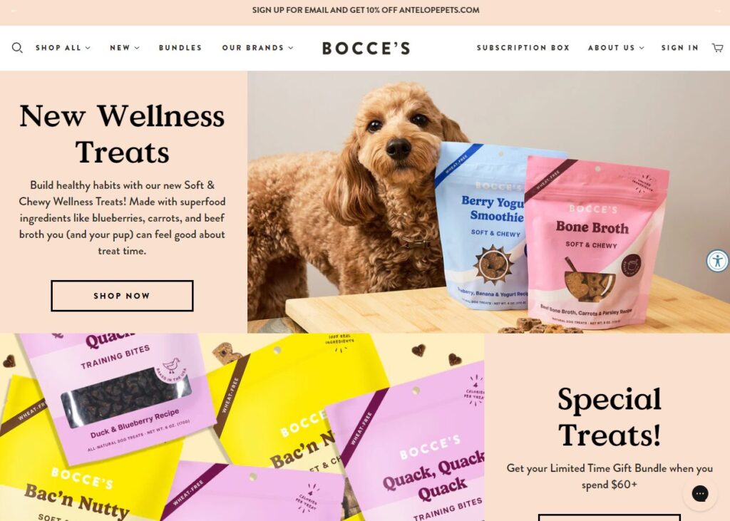Bocce's website