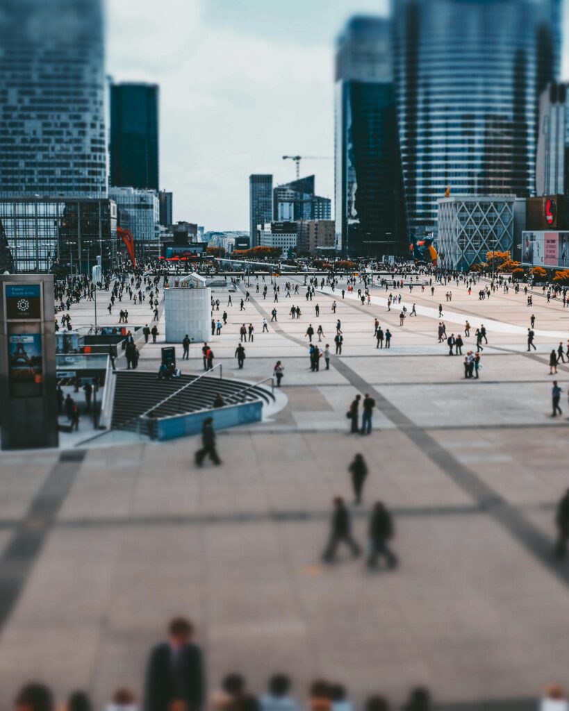 A crowd in France