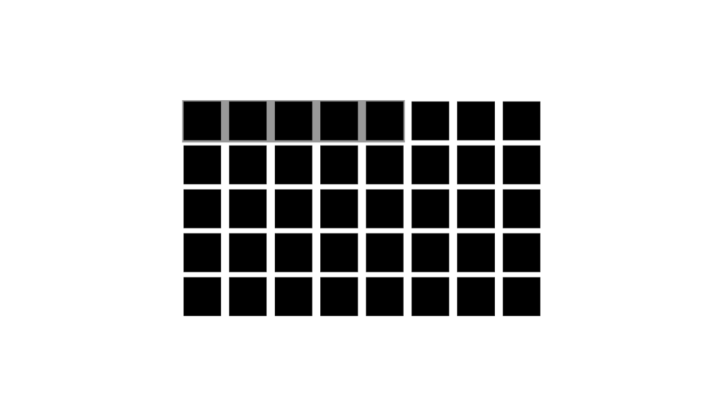 Black squares.
