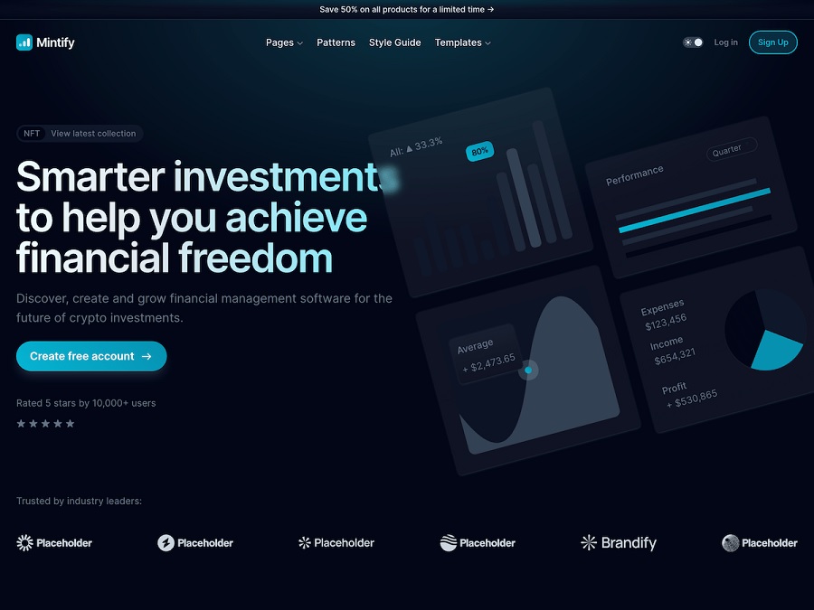 screenshot of mintify theme