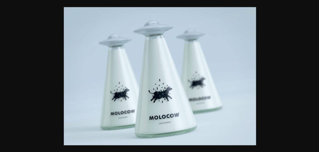 A milk bottle