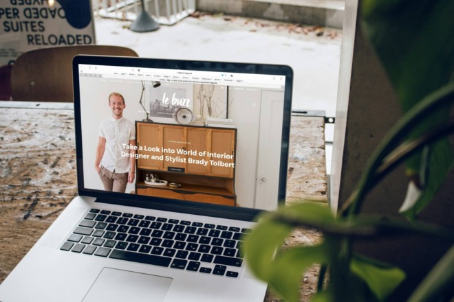 an example of a simple and minimalist website