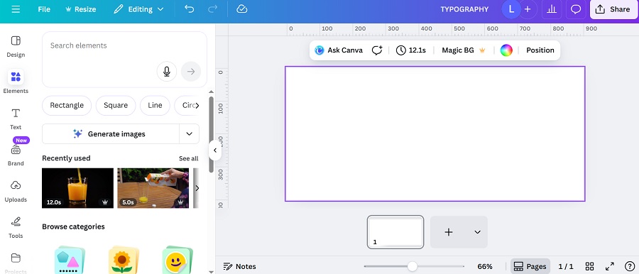 canva transparent text trick