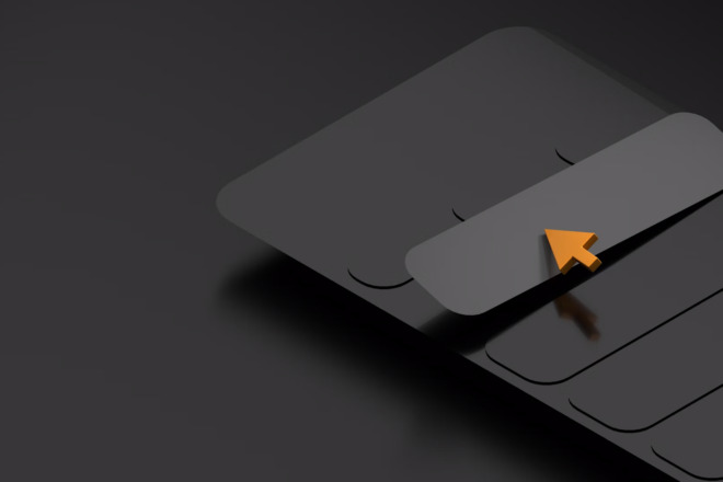 Dark mode UI visualization